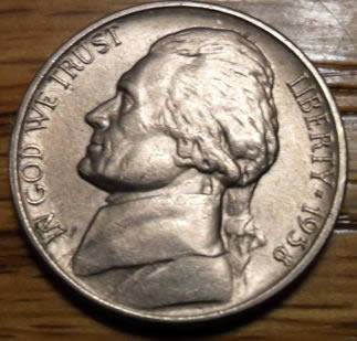 Roll-Call----1938-Jeff-5c,-1965-Wash-25c,-2x1964-10c,-+++