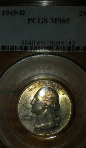 1949-D-Washington-Quarter-Vs.-PCGS.-**added-Grade-Today**