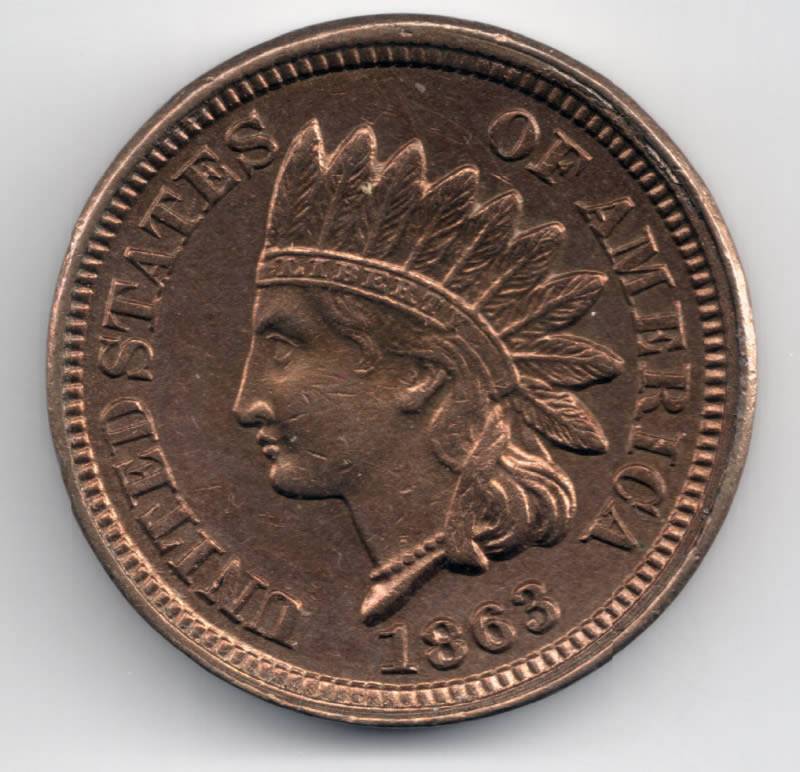 1863-Indian-Head-Cent,-Raw,-Looks-Nice,-Grade?-*new-Pics*