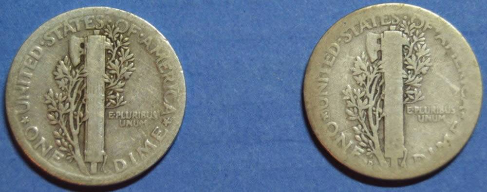 Old-Mercury-Dimes-Whitman---Grade-The-1921-And-21-D?-: