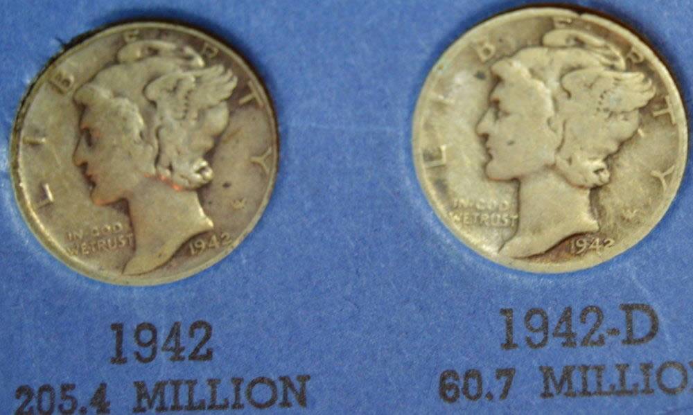 Old-Mercury-Dimes-Whitman---Grade-The-1921-And-21-D?-:
