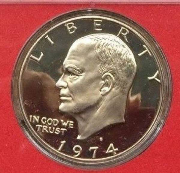 1974-S-Eisenhower-/-Ike---Proof-Set-Coin,-Grade?