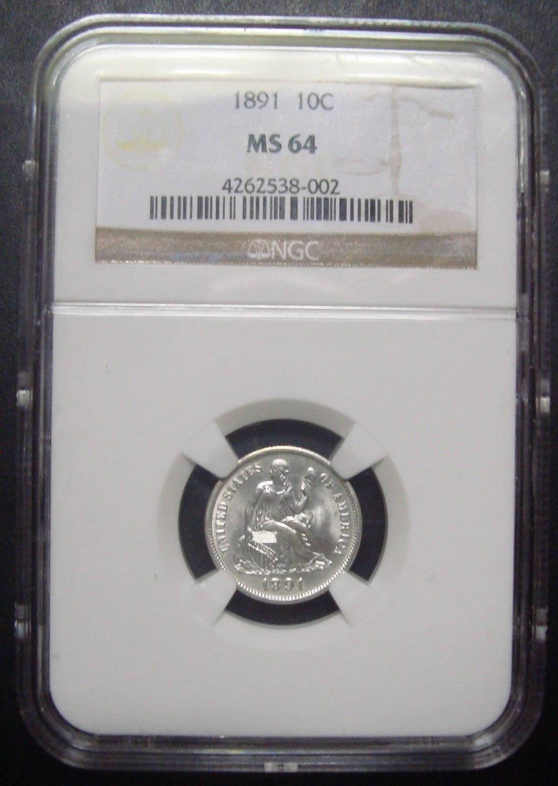 1891-Liberty-Seated-Dime,-Die-Clash,-Grade-It-Vs.-NGC!