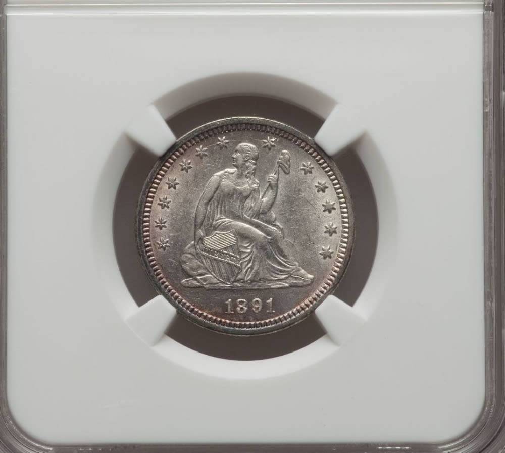 1891-Liberty-Seated-Quarter,-Grade-It-Vs.-NGC