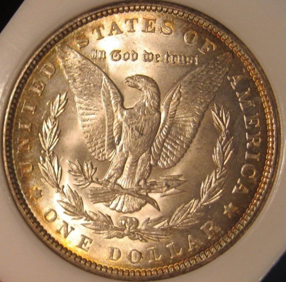 1899-Morgan-Dollar---Textile-Toning-Or-...?-Grade-It.-Raw