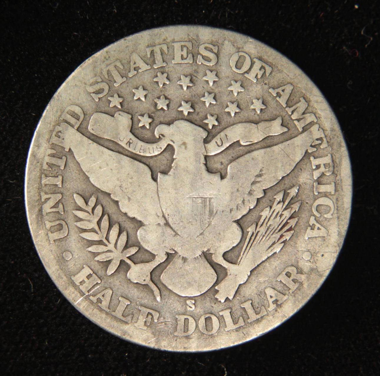 1904-S-Barber-Half-Dollar,-Raw,-Circulated,-Grade-It!