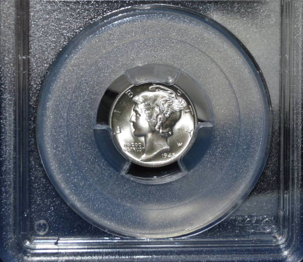 1945-Mercury-Dime,-CCF-Vs.-TPG