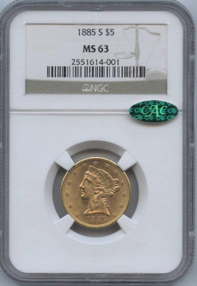 1885-S-$5-Half-Eagle-Gold,-Grade-It-Vs.-NGC