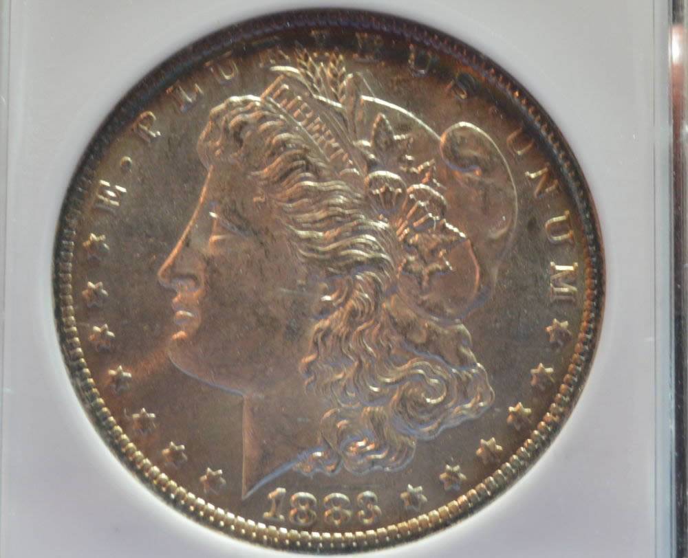 1883-O-Morgan-Dollar,-Toned,-You-Grade-Vs.-Old-ANACS!