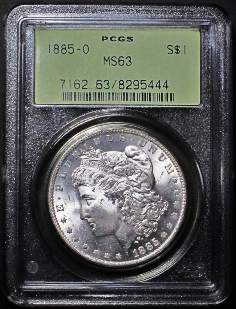 1885-O-Morgan-Dollar,-PCGS-Rattler,-Clashed-Dies.-Grade-It!
