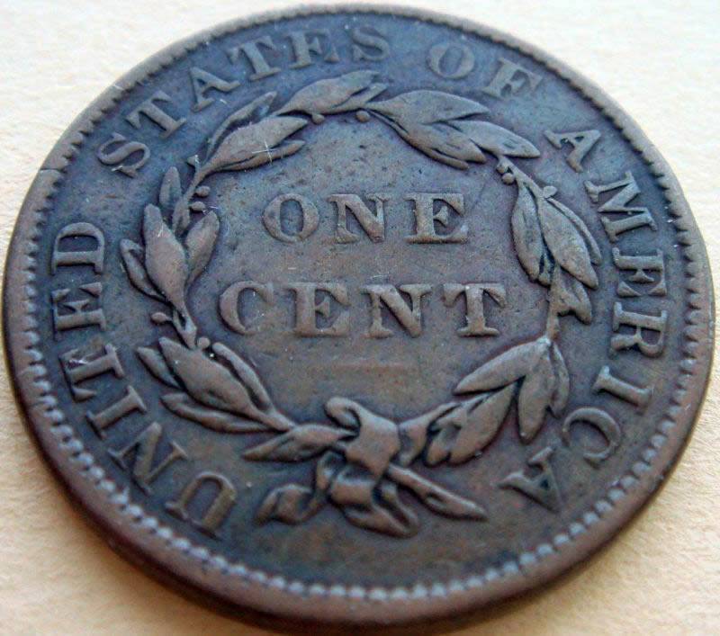 1836-Coronet-Large-Cent-N-6,-Raw,-Grade-Opinions?