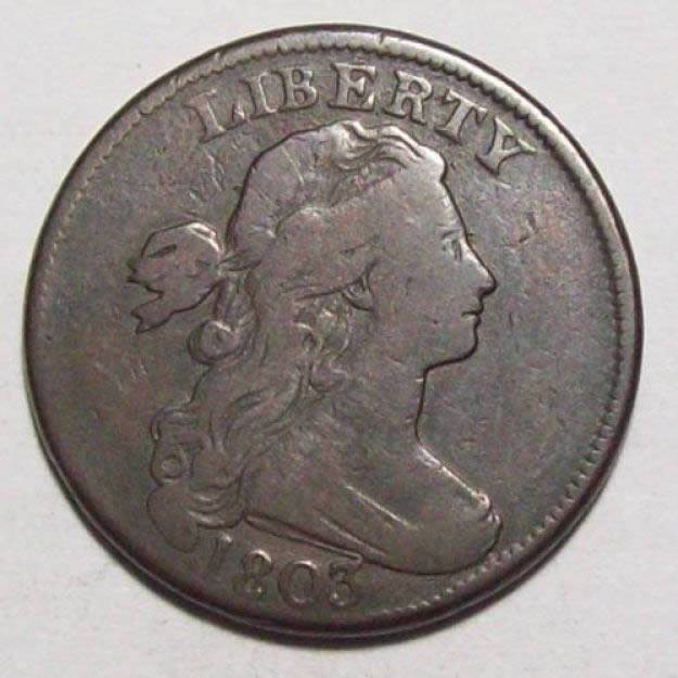 1803-Draped-Bust-Large-Cent-S-253-For-Grading