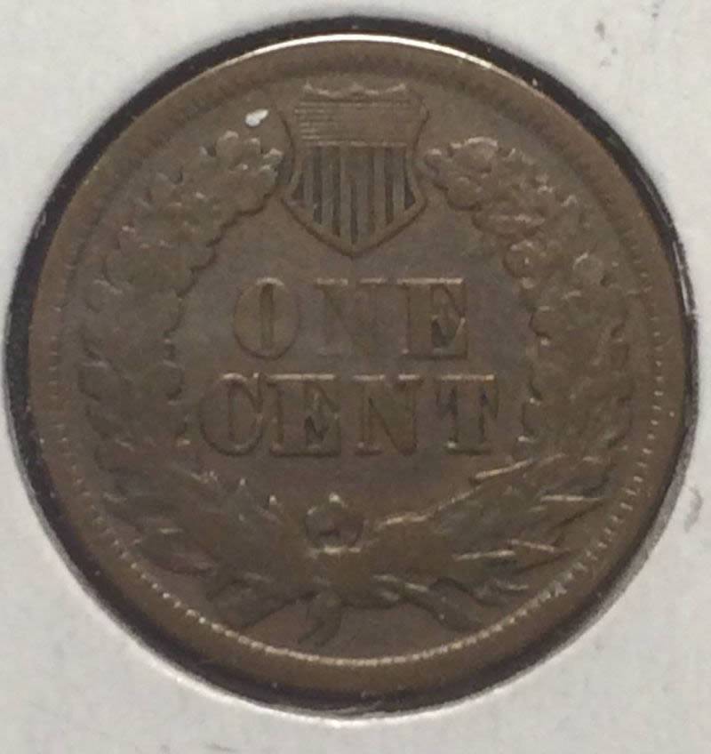 1864-Bronze-Indian,-No-