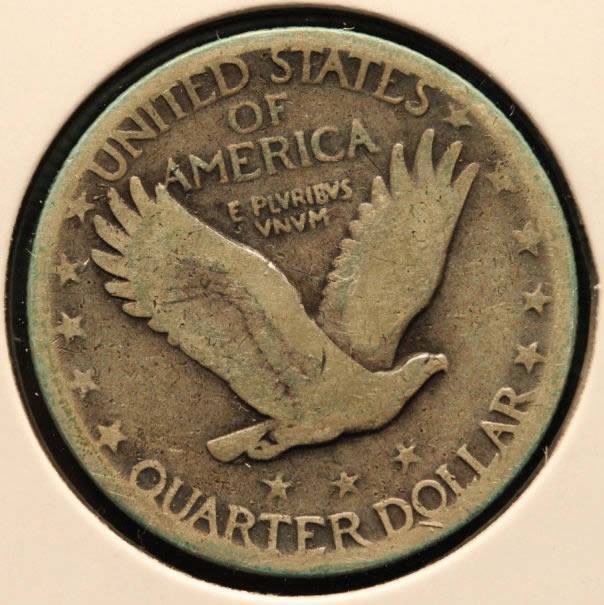 1927-Standing-Liberty-Quarter,-Raw,-For-Grading