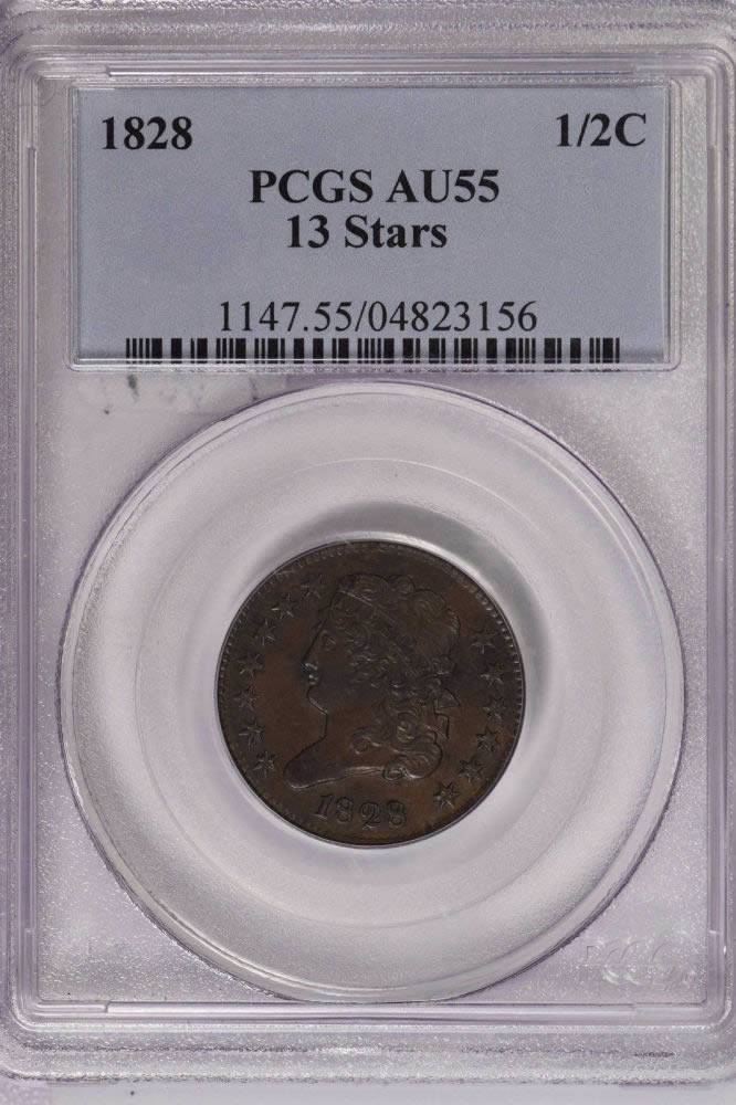 1828-Classic-Head-Half-Cent-TPG-For-Grading!