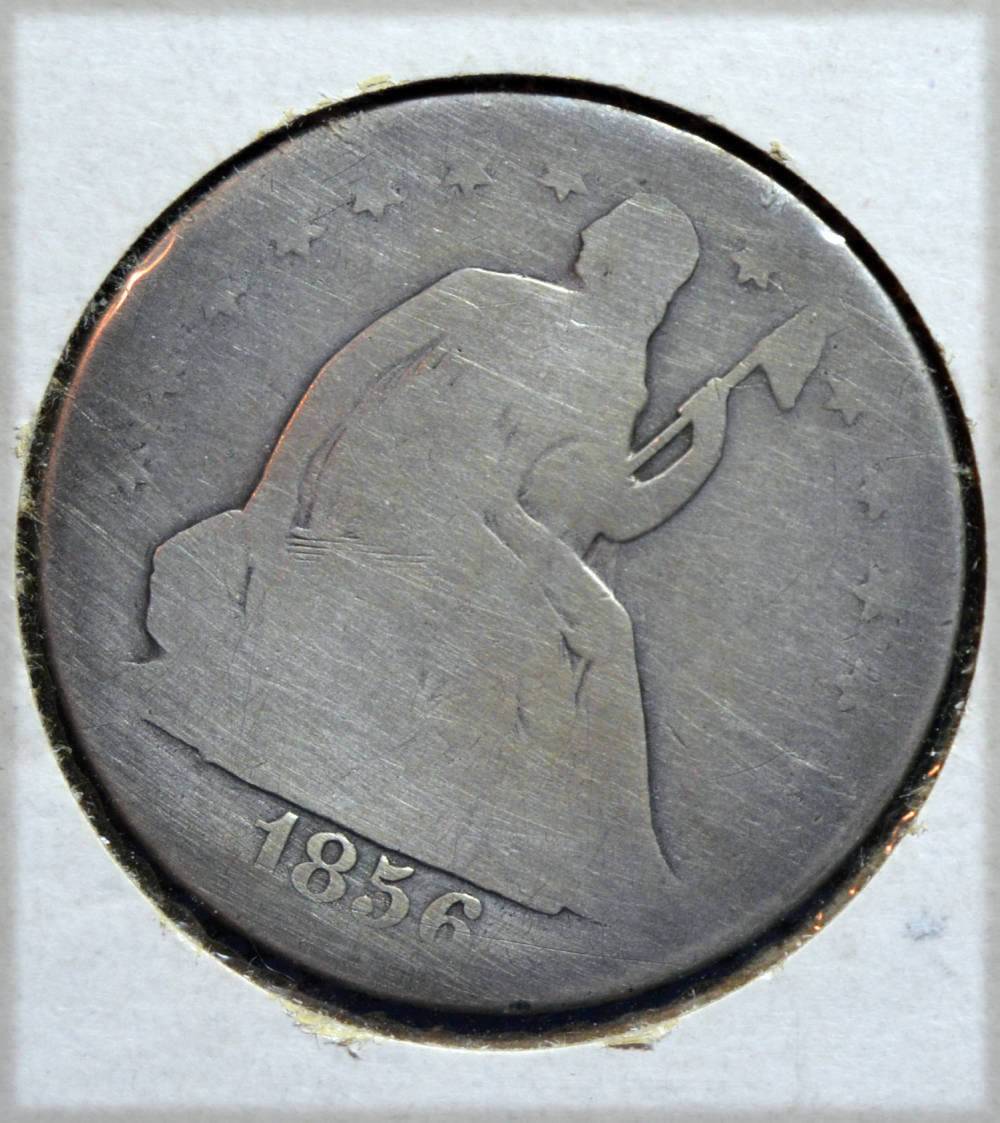 1856-O-Liberty-Seated-Half-Dollar,-