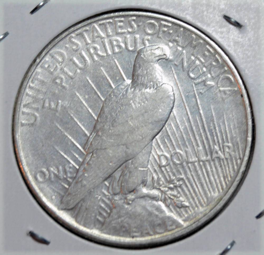 1922-D-Peace-Dollar,-Raw,-Obverse-Die-Chip,-For-Grading