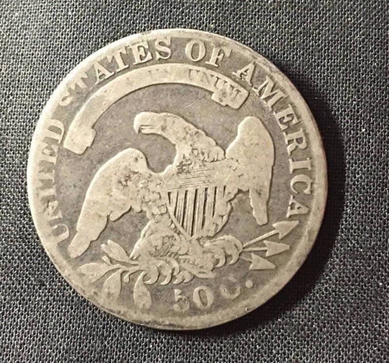 1832-Capped-Bust-Half-For-Grading