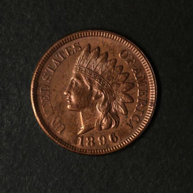 1896-Indian-Head-Cent-For-Grading,-Au/Unc?