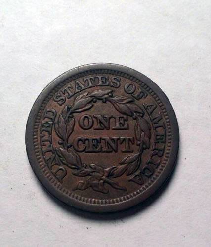 1849-Braided-Hair-Large-Cent-For-Grading.