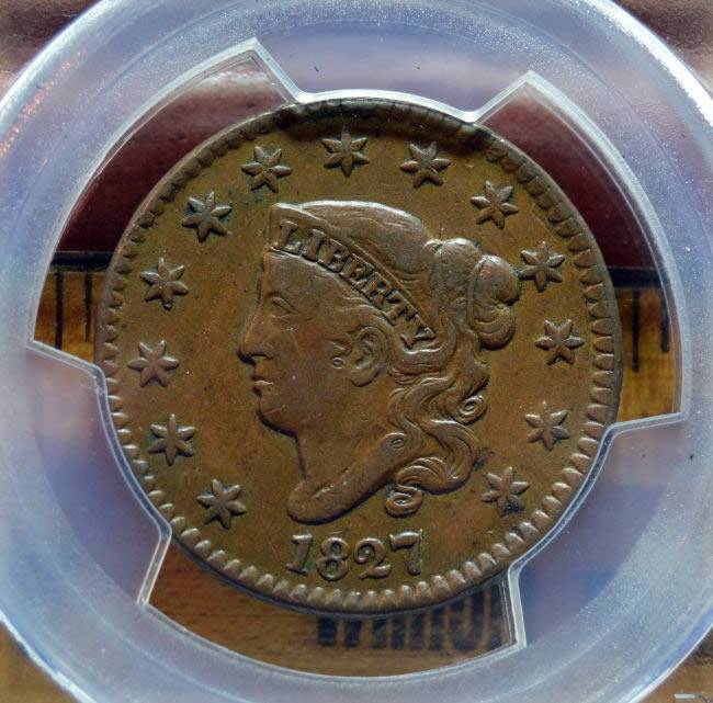 Fun-With-Copper---1827-Coronet-Large-Cent-Grade-Added