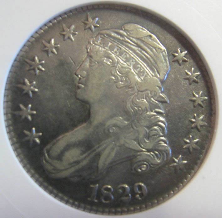 1829-Bust-Half-Dollar-For-Grading