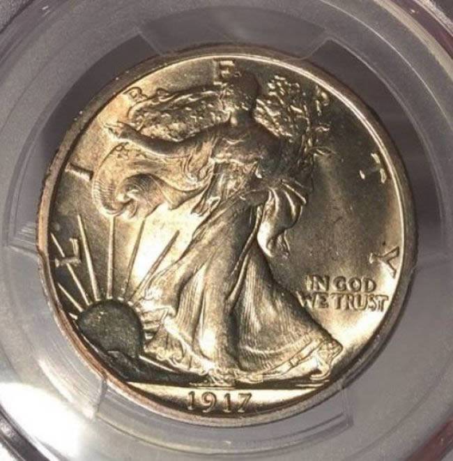 1917-Walking-Liberty-Half-Dollar-For-Grading.-PCGS.