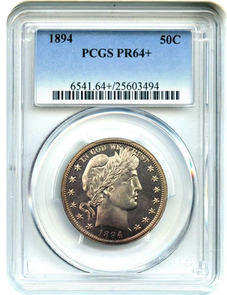 Old-1894-Barber-Half-Dollar-For-Grading.-PCGS-Holder.