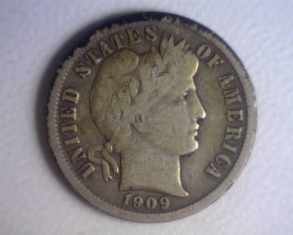 1909-O-Barber-Dime-For-Grading
