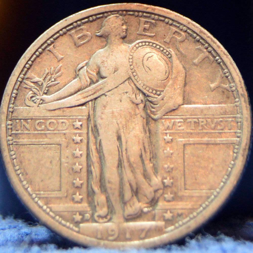 1917-D-Standing-Liberty-Quarter-Type-I-For-Grading