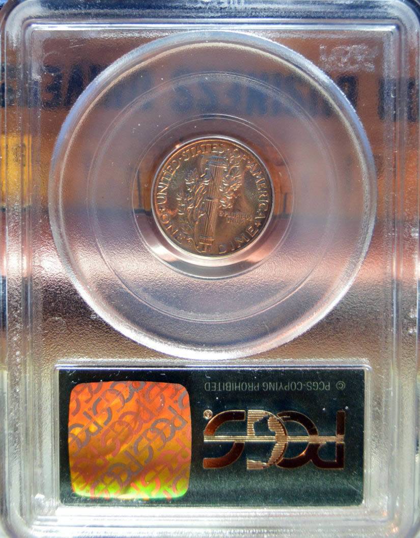 Golden-Toned-1944-S-Mercury-Dime-For-Grading.-Pretty-Coin.