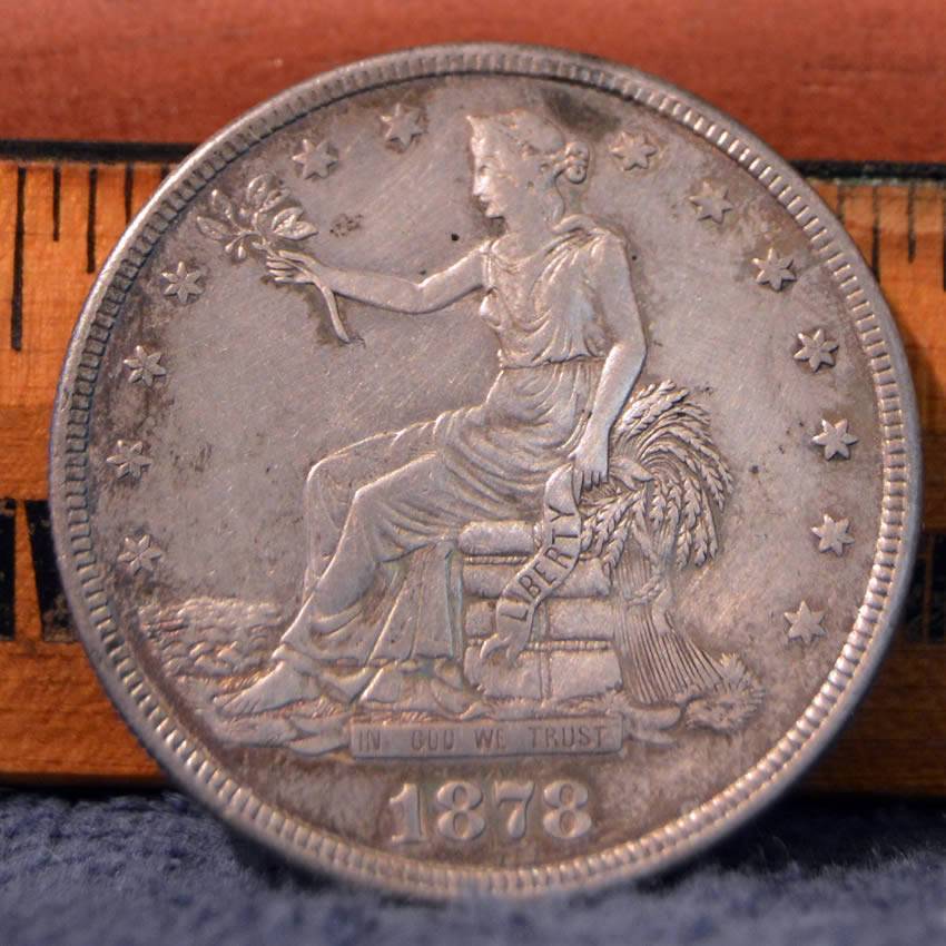 1875-S-Trade-Dollar-For-Grading,-Very-Old-Toning.