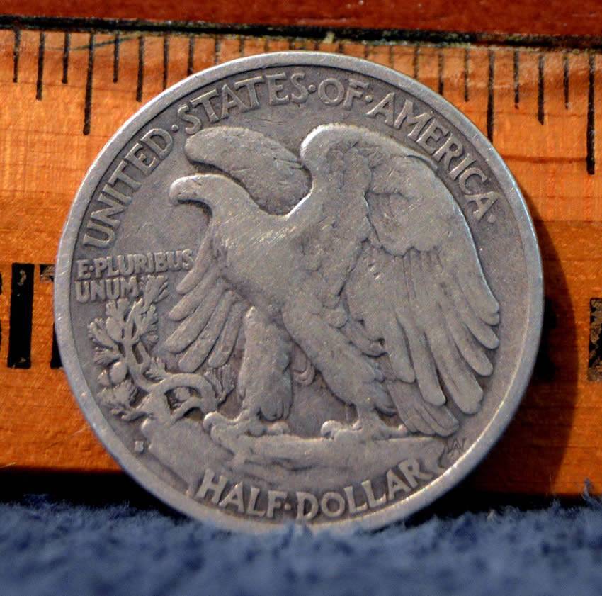1936-S-&-1939-S-Walking-Liberty-Halves---Melt-Bucket-Rescue,-For-Grading