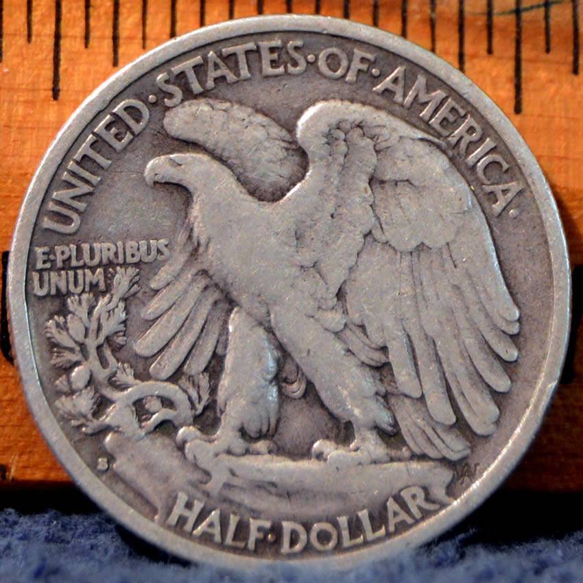 1936-S-&-1939-S-Walking-Liberty-Halves---Melt-Bucket-Rescue,-For-Grading
