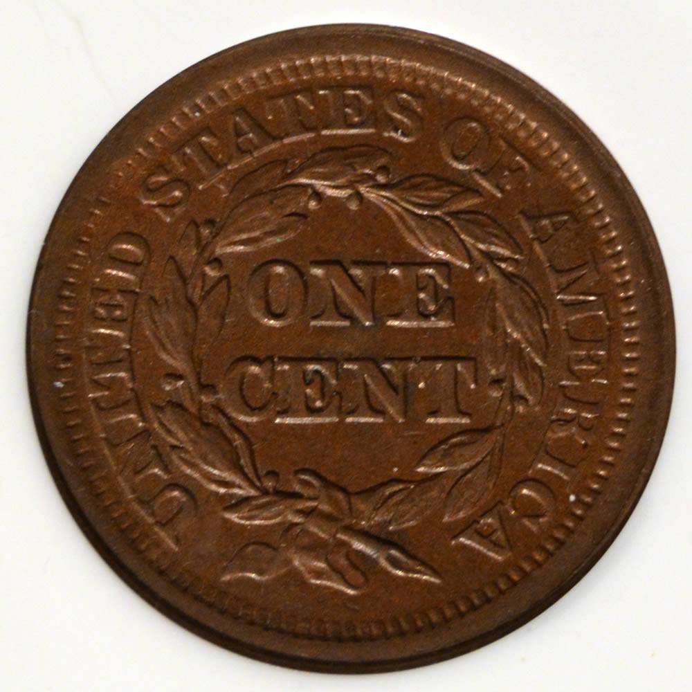 1852-Braided-Hair-Large-Cent-For-Grading-Vs.-NGC-Older-Slab
