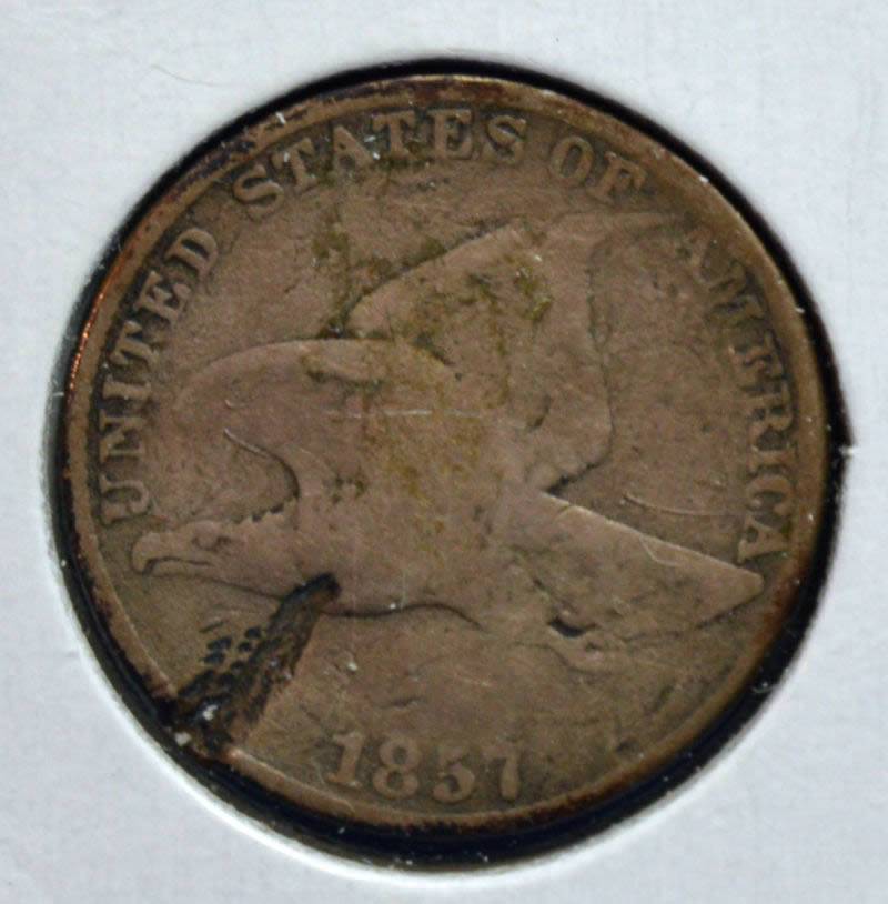1857-Flying-Eagle-Cent-For-Grading.