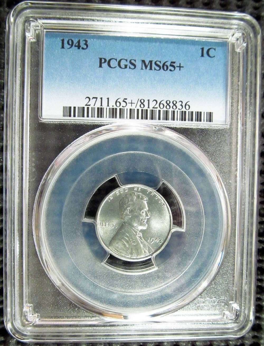 1943-Lincoln-Wheat-Cent-For-Grading.-PCGS.
