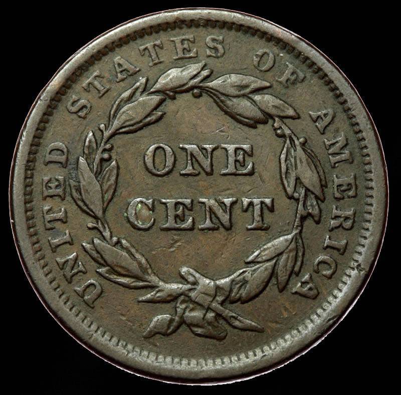 1842-Large-Cent-For-Grading