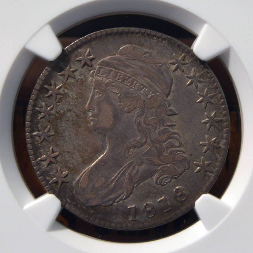 1818-Capped-Bust-Half-Dollar-For-Grading-Vs.-NGC