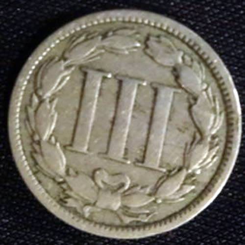 1868-3-Cents-Nickel,-