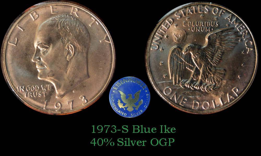 The-7-Days-Of-Ike-Eisenhower-Dollars-II--Plus-Three-Days-Of-Other-Ike-Dollars!
