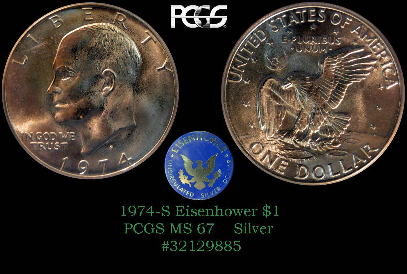 The-7-Days-Of-Ike-Eisenhower-Dollars-II--Plus-Three-Days-Of-Other-Ike-Dollars!