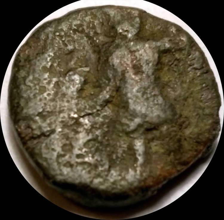 No-Idea.-Old,-Bronze?,-Thick,-Roundish,-Person-Wielding-A-Bow?,-Good-Luck!