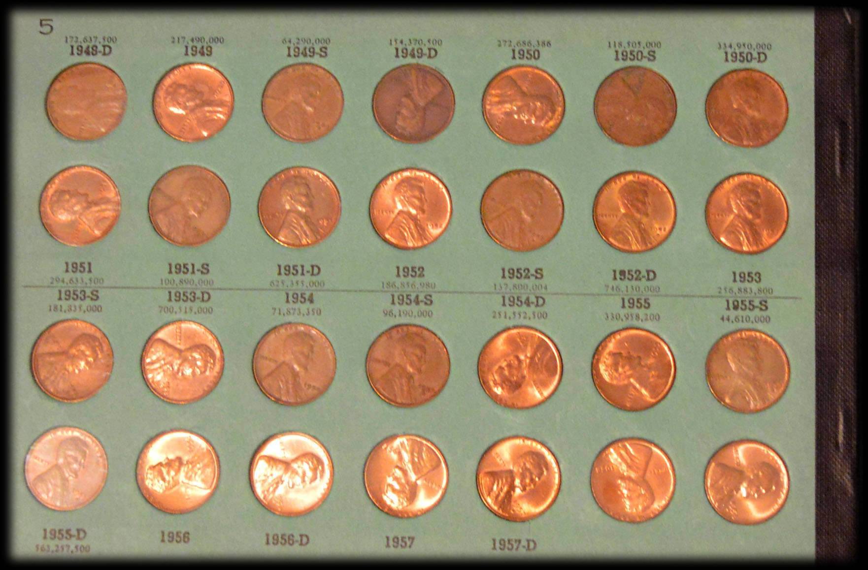 1960-S-Meghrig-Lincoln-Cents-Album,-$4-Estate-Sale-Find