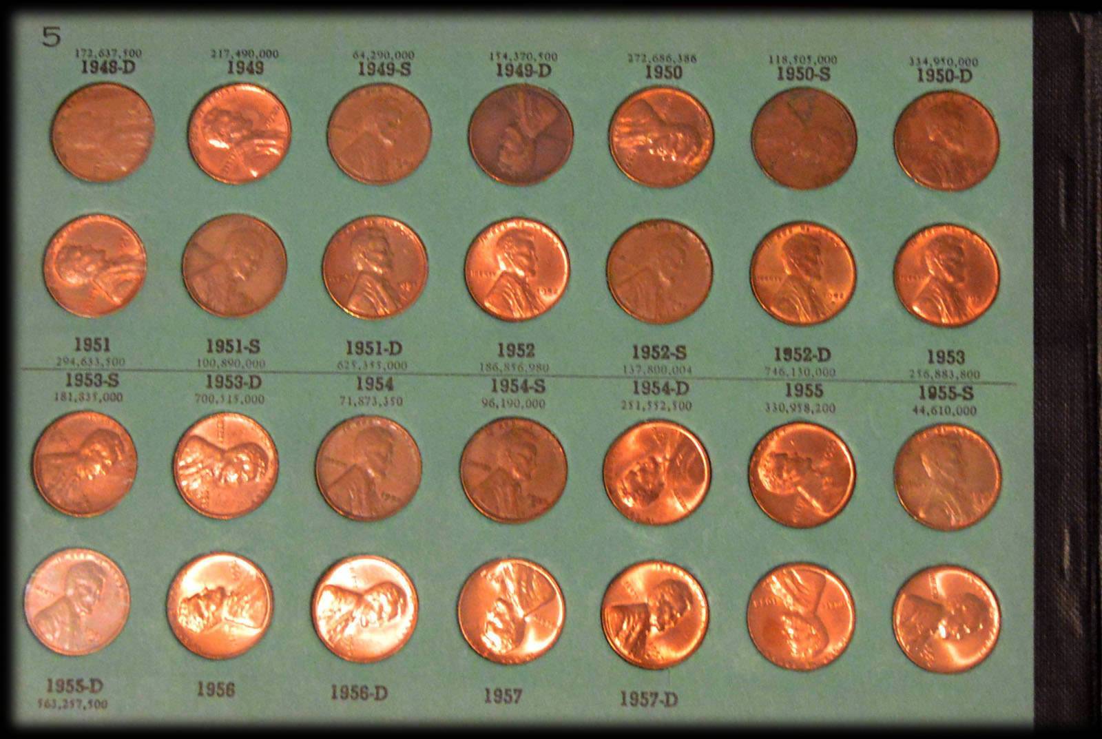1960-S-Meghrig-Lincoln-Cents-Album,-$4-Estate-Sale-Find