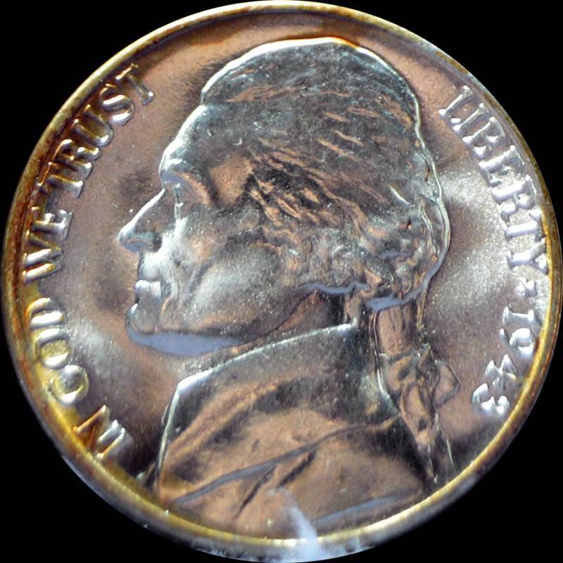 1943-D-Jefferson-War-Nickel-For-Grading,-Toner,-New-Photos