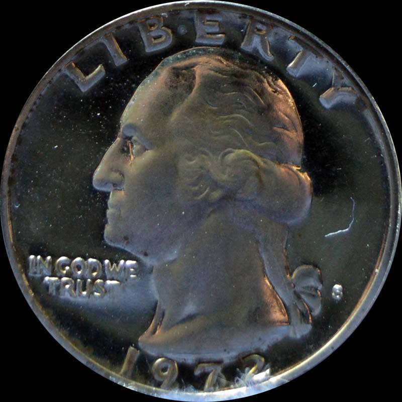 1972-S-Washington-Quarter-For-Grading