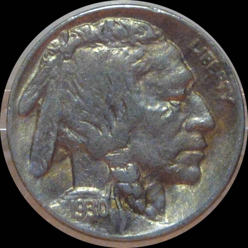 1930-Buffalo-Nickel-For-Grading,-Nice-Toning