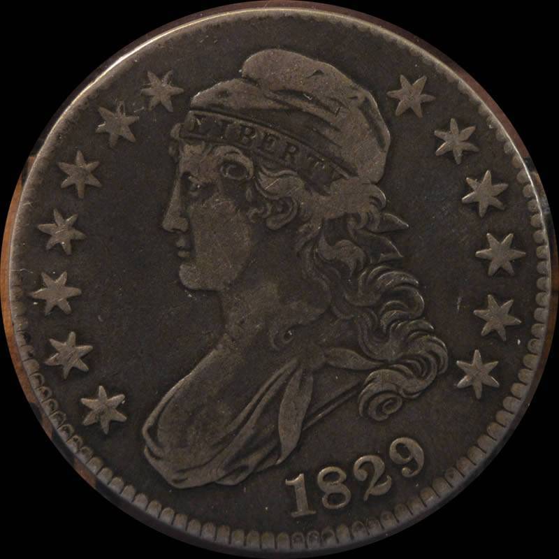 1829-Bust-Half-Dollar-For-Grading,-Raw,-Original,-O-106?