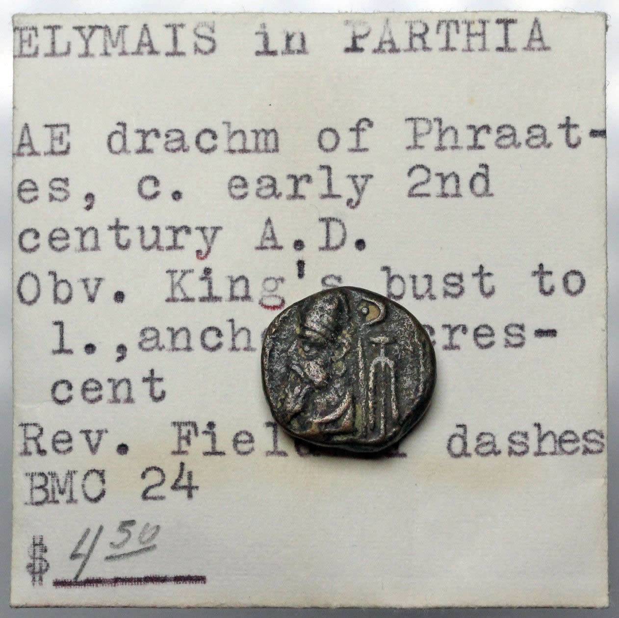 Phraates---Elymais,-Parthia,-My-First-Parthian-Coin-Won